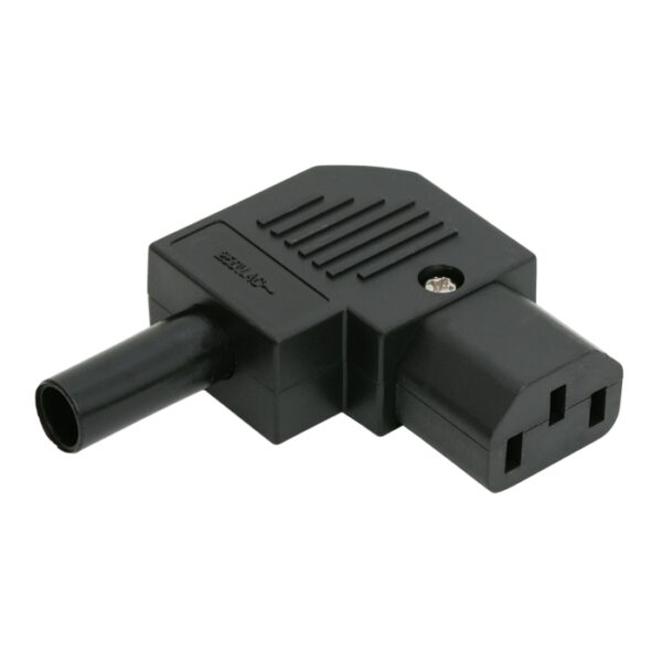 Hálózati lengő alj C13-790 (élre)90⁰,10A 250V