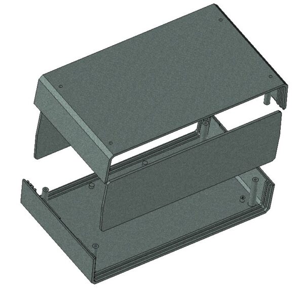 Műszerdoboz MÜ 149x250x90mm,Z-15/B