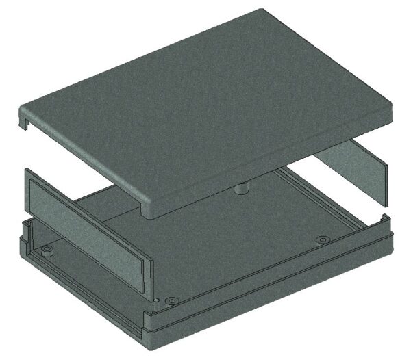 Műszerdoboz MÜ 94x128x25mm,Z-19