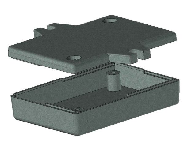Műszerdoboz MÜ 47x66x17mm,füles,Z-24AU