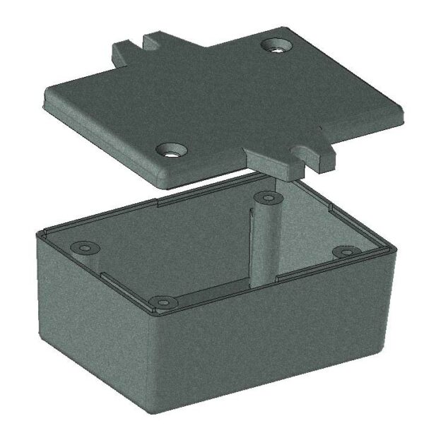 Műszerdoboz MÜ 47x66x31mm,füles,Z-24U