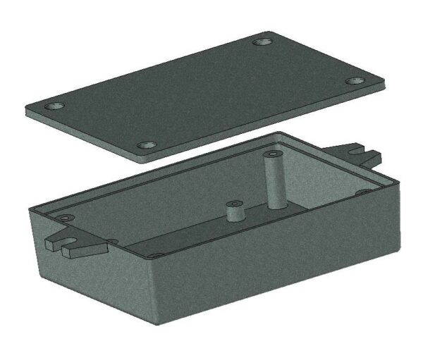 Műszerdoboz MÜ 65x90x21mm,füles,Z-53U