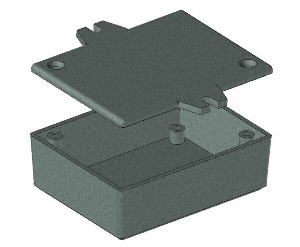 Műszerdoboz MÜ 59x76x28mm,füles,Z-70U/B