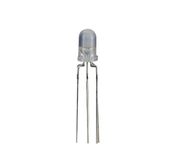 LED    5 mm p./z. wh.diff. ,500/500mcd,2x15⁰,(3 láb KK), KTL050DKWI-3