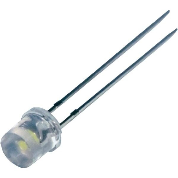 LED    5 mm  zöld wclear, 3,0cd, 2x70⁰, 20mA, OSPG53E1A-MN