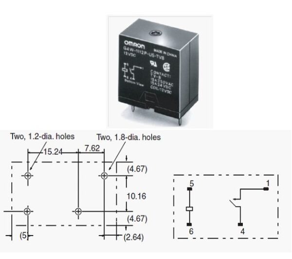 Relé G4W-1112P-US-TV8