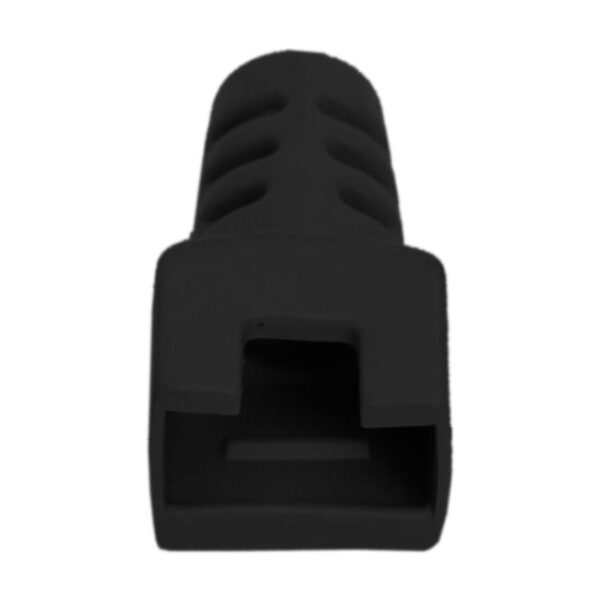 RJ45 csatl. törésgátló,8/8 UTP,fekete,sima
