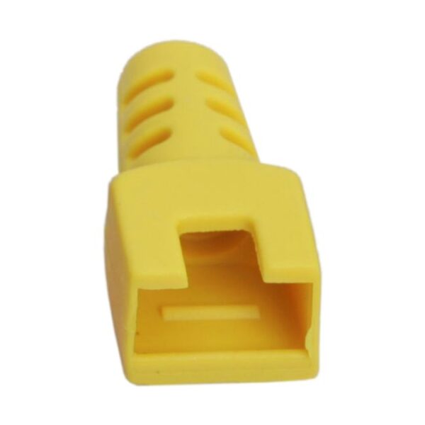 RJ45 csatl. törésgátló,8/8 UTP,sárga,sima