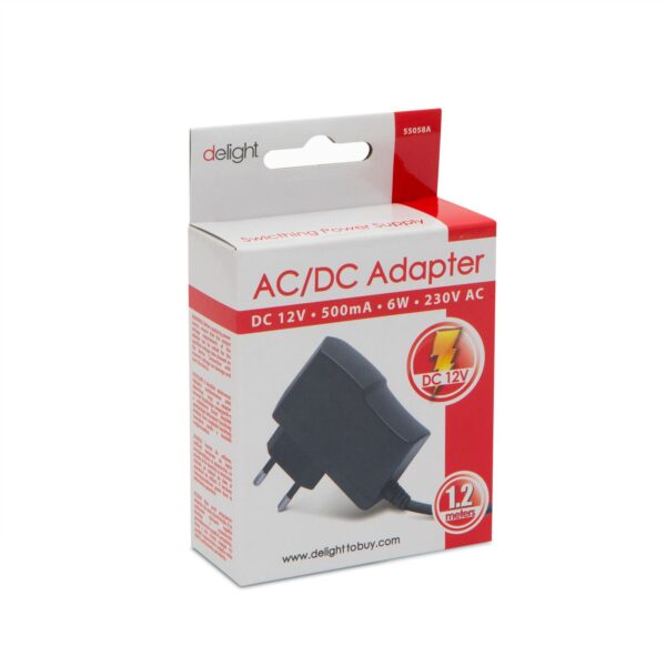 Hál. adapter 0,5A  12VDC ,stab.SMPS,55058A