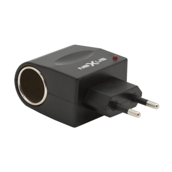 Hál. adapter 1,0A 12VDC , SMPS,szivargyújtó alj
