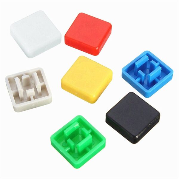 Nyomógomb sapka ,12x12/3,8x3,8mm kék