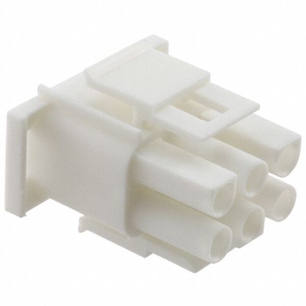 Csatl. Univ.MATE-N-LOK, 6 p.Plug Housing,350715,fehér