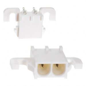 Csatl. Univ.MATE-N-LOK, 2 p.PCB Pin Header,hor.,barna