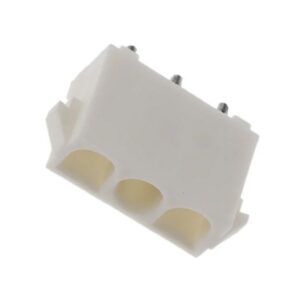 Csatl. Univ.MATE-N-LOK, 3 p.PCB Pin Header,ver.,barna