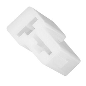 Csatlakozó ház 2-es,6,3mm cs.saru hüvelyhez