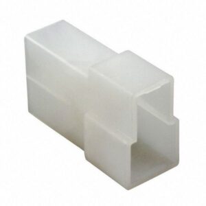 Csatlakozó ház 2-es,6,3mm cs.saru dugóhoz