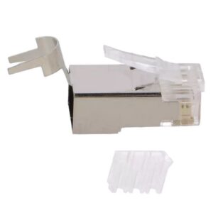 RJ45 csatl.dugó, 8/8 FTP,CAT7,tömör és sodrott erű kábelhez (3 késes)