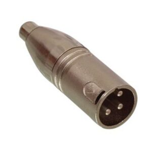 Adapter, 3p.XLR dugó/RCA alj