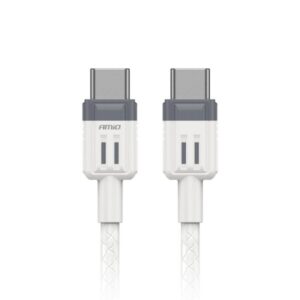 Kábel, USB dugó-C(3.1)/USB dugó-C(3.1),fehér,2m
