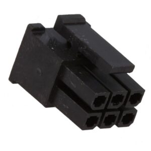 Csatl. Micro-Fit, 6p.lengő hüv.ház