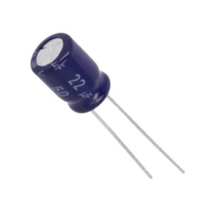 Elko bipolár 22 uF 50V,P3.5mm,D8x11.5mm,85C⁰