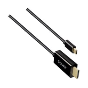 Konverter, USB-C dugó / HDMI dugó,1m