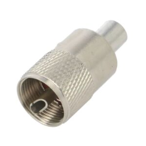 UHF lengő dugó,forr.twist-on, RG58