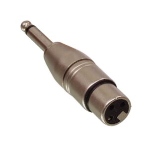 Adapter, 3p.XLR alj/ 6,3mono jack dugó