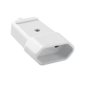 Hálózati lengő alj,2P lapos ,10A 250V ,fehér