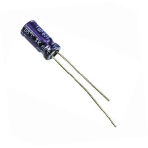 Elko  10 uF  63V,P2mm,D5x11mm,85C⁰
