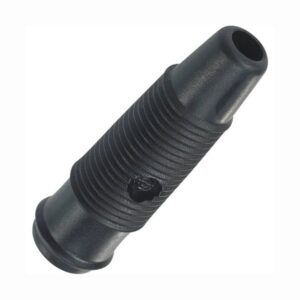 Banánhüvely 4mm, lengő,R8-107,fekete