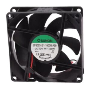 Ventilátor   12VDC,  80x80x25mm